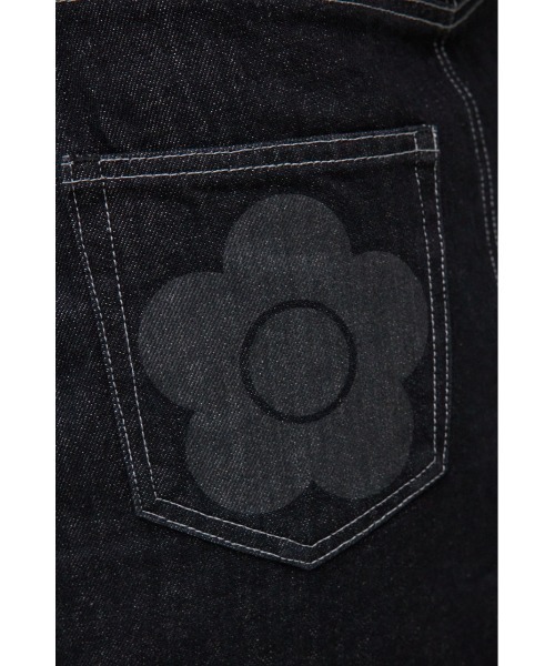 AZUL by moussy（アズールバイマウジー）の「MARY QUANT×AZUL　ロゴデニムミニスカート（デニムスカート・レディース・ブラック・SMALL/MEDIUM）」の13枚目の写真