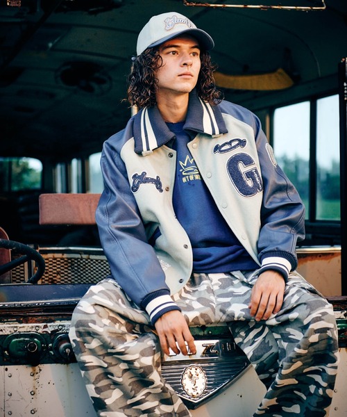 glamb（グラム）の「Wide Military Pants / ワイドミリタリーパンツ（その他パンツ・メンズ・カーキ/ホワイト・S/M/L）」の15枚目の写真