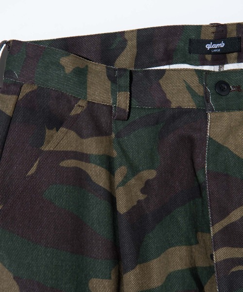 glamb（グラム）の「Wide Military Pants / ワイドミリタリーパンツ（その他パンツ・メンズ・カーキ/ホワイト・S/M/L）」の10枚目の写真