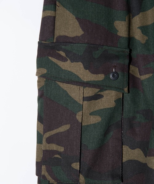 glamb（グラム）の「Wide Military Pants / ワイドミリタリーパンツ（その他パンツ・メンズ・カーキ/ホワイト・S/M/L）」の8枚目の写真