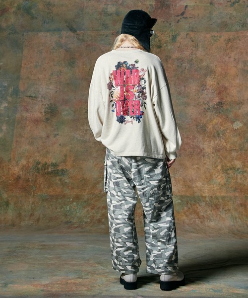 glamb（グラム）の「Wide Military Pants / ワイドミリタリーパンツ（その他パンツ・メンズ・カーキ/ホワイト・S/M/L）」の19枚目の写真