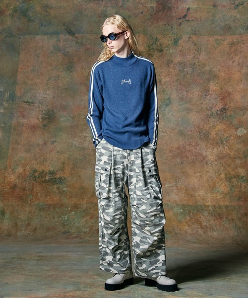 glamb（グラム）の「Wide Military Pants / ワイドミリタリーパンツ（その他パンツ・メンズ・カーキ/ホワイト・S/M/L）」の21枚目の写真