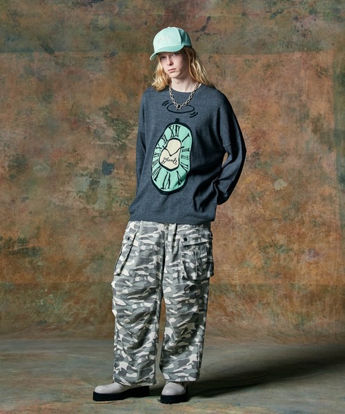 glamb（グラム）の「Wide Military Pants / ワイドミリタリーパンツ（その他パンツ・メンズ・カーキ/ホワイト・S/M/L）」の20枚目の写真