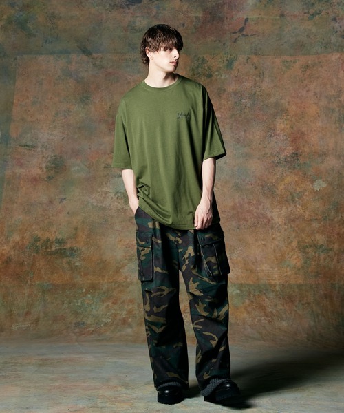 glamb（グラム）の「Wide Military Pants / ワイドミリタリーパンツ（その他パンツ・メンズ・カーキ/ホワイト・S/M/L）」の18枚目の写真