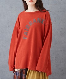 CUBE SUGAR（キューブシュガー）の「インレーロゴプリントクルーネックプルオーバー（Tシャツ/カットソー）」