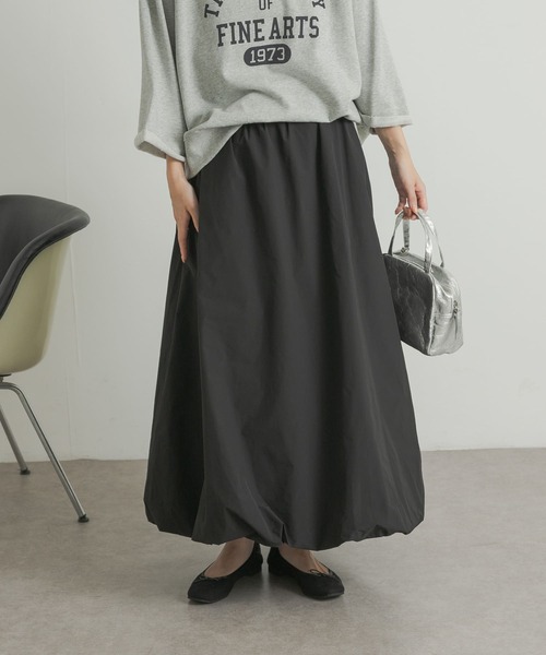 URBAN RESEARCH DOORS（アーバンリサーチドアーズ）の「バルーンスカート（スカート・レディース・ブラック・SMALL/MEDIUM）」の5枚目の写真