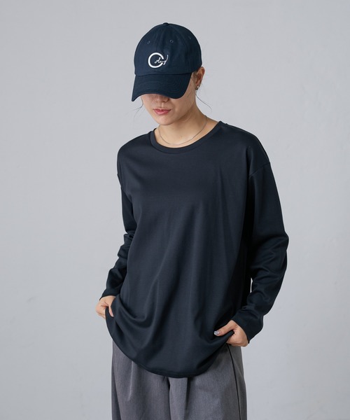 COLONY 2139（コロニートゥーワンスリーナイン）の「スマート長袖Tシャツ（Tシャツ/カットソー・レディース・ブラック/チャコールグレー/ホワイト・FREE）」の12枚目の写真