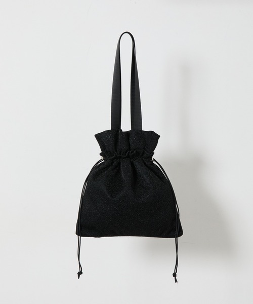 COLONY 2139(コロニートゥーワンスリーナイン)の「グリッターラメ巾着トート(トートバッグ・レディース・シルバー/ブルー/ブラック・FREE)」の5枚目の写真