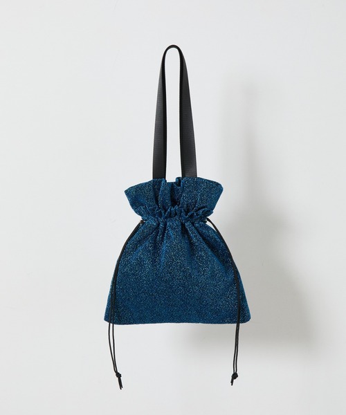 COLONY 2139(コロニートゥーワンスリーナイン)の「グリッターラメ巾着トート(トートバッグ・レディース・シルバー/ブルー/ブラック・FREE)」の13枚目の写真