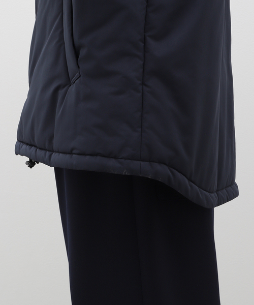 ATON(エイトン)の「ATON(エイトン) VINTAGE NYLON TWILL PADDED VEST JKAGCW0801(ダウンジャケット/コート・メンズ・チャコールグレー・4)」の11枚目の写真
