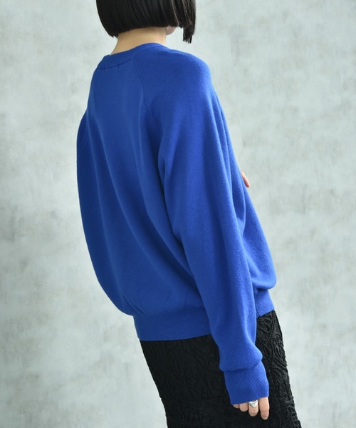 actuel（アクチュエル）の「【ａｃｔｕｅｌ】スウェットライククループルオーバー（ニット/セーター・レディース・オフホワイト/グレー/ブルー/ブラック・FREE）」の19枚目の写真