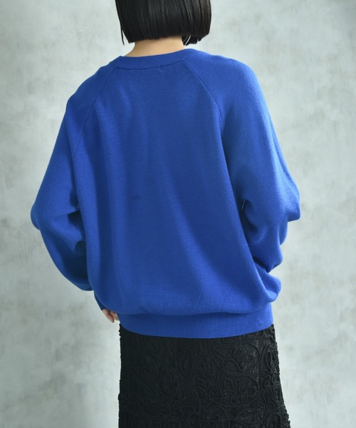 actuel（アクチュエル）の「【ａｃｔｕｅｌ】スウェットライククループルオーバー（ニット/セーター・レディース・オフホワイト/グレー/ブルー/ブラック・FREE）」の20枚目の写真