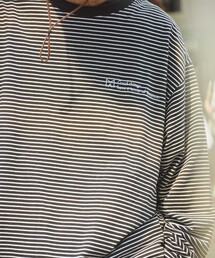 Firsthand | MA Firsthand/マ ファーストハンド BASIC LOGO ピンボーダー LS TEE / ロングスリーブTシャツ / ロンT / 長袖Tシャツ(Tシャツ/カットソー)