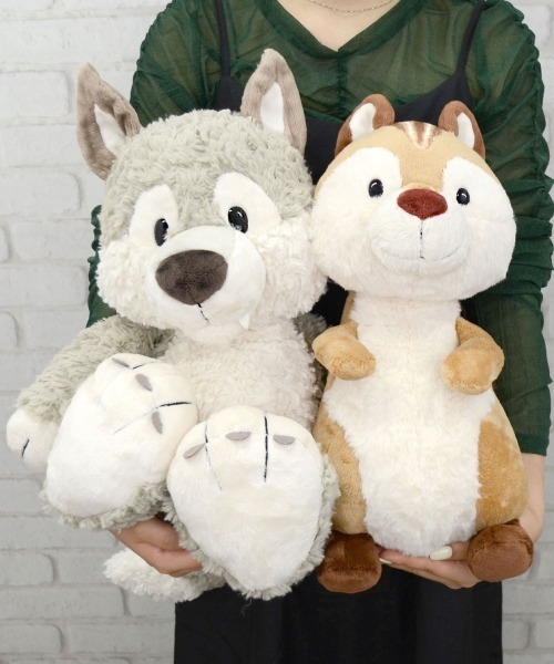 nici（ニキ）の「NICI/FF2024 ウルフ ウィニー ぬいぐるみ 50cm