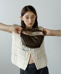 MINERTE（ミネルテ）の「【MINERTE】soft leather mini bag / レザーミニバッグ（ハンドバッグ）」