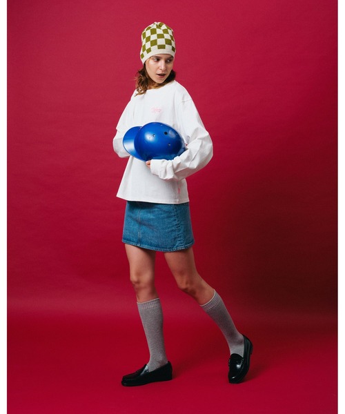 KEBOZ（ケボズ）の「W ICON LOGO L/S TEE（Tシャツ/カットソー・レディース・ブラック/ホワイト・M/L）」の3枚目の写真