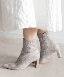 RANDA（ランダ）の「キルティングライクビジューブーツ（ブーツ）」