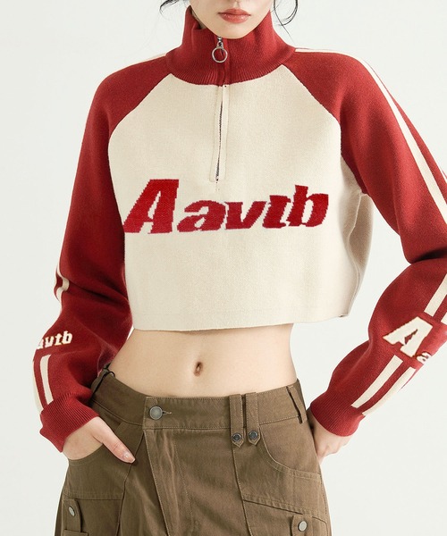 STONE  レッド ハーフジップセーター POLO RALPH LAUREN（ポロ ラルフ ローレン）の「ハーフジップ モック