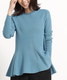 コンフォートペプラムニット