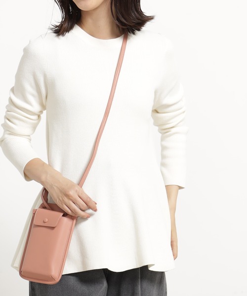 FOUND GOOD（ファウンドグッド）の「コンフォートペプラムニット（ニット/セーター・レディース・ブラック/ホワイト系5/ブルー系2/レッド系8・L/M/S）」の8枚目の写真