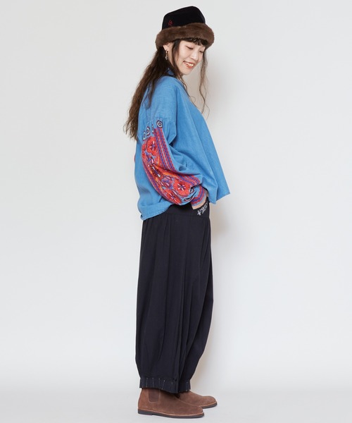 チャイハネ(チャイハネ)の「【チャイハネ】ノマベタックバルーンパンツ(その他パンツ・レディース・マスタード/ホワイト/ブラック・FREE)」の10枚目の写真
