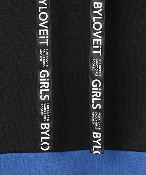 by LOVEiT（バイラビット）の「切り替えパーカー（パーカー・キッズ・ピンク/ラベンダー/オフホワイト/ブラック・160cm/150cm/140cm/130cm/120cm）」の8枚目の写真