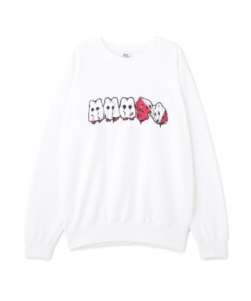 FREE'S MART(フリーズマート)の「【WA01】full_kadoスウェット(スウェット・レディース・ホワイト/ホワイト系その他・FREE)」の3枚目の写真
