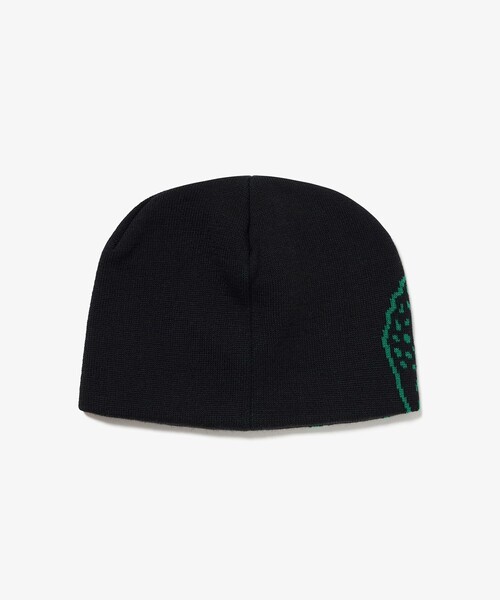 【LACOSTE】 ワニロゴジャカード・ショートビーニー セール】ワニロゴジャカードショートビーニー / ニットキャップ