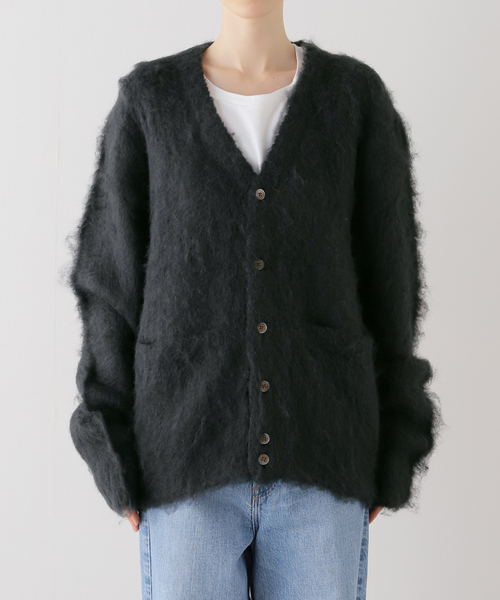 OBEY(オベイ)の「【OBEY / オベイ】 PATRON CARDIGAN 151010025(ニット/セーター・レディース・グリーン/ブラック・SMALL)」の11枚目の写真