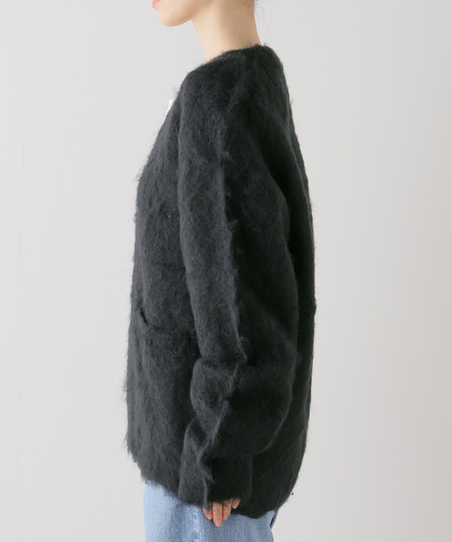 OBEY(オベイ)の「【OBEY / オベイ】 PATRON CARDIGAN 151010025(ニット/セーター・レディース・グリーン/ブラック・SMALL)」の4枚目の写真
