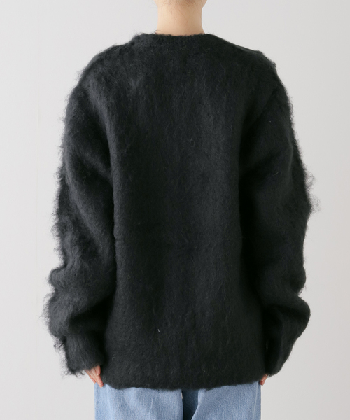 OBEY(オベイ)の「【OBEY / オベイ】 PATRON CARDIGAN 151010025(ニット/セーター・レディース・グリーン/ブラック・SMALL)」の5枚目の写真