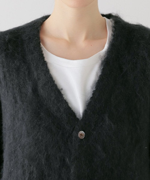 OBEY(オベイ)の「【OBEY / オベイ】 PATRON CARDIGAN 151010025(ニット/セーター・レディース・グリーン/ブラック・SMALL)」の6枚目の写真