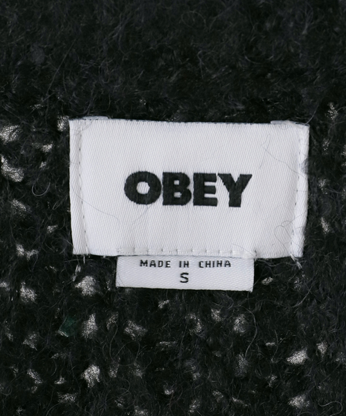 OBEY(オベイ)の「【OBEY / オベイ】 PATRON CARDIGAN 151010025(ニット/セーター・レディース・グリーン/ブラック・SMALL)」の17枚目の写真