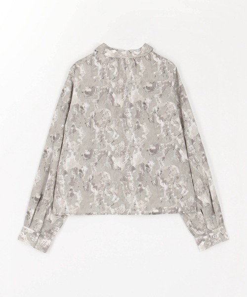 NICOLE CLUB（ニコル　クラブ）の「パイピング柄ブラウス（シャツ/ブラウス・レディース・パープル/イエロー/グレー・MEDIUM）」の8枚目の写真