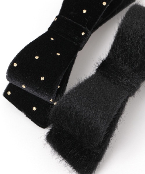 LOWRYS FARM（ローリーズファーム）の「ＡＷリボンバレッタ　 213852（バレッタ/ヘアクリップ・レディース・その他/ブラック・FREE）」の6枚目の写真