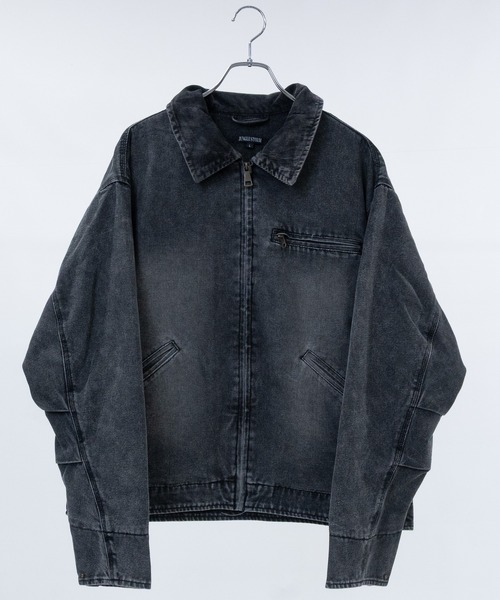 【極美品】バーバリー ジャケット ネイビー ウール ジップアップ コーデュロイ襟 極美品】バーバリー ジャケット ネイビー ウール ジップアップ