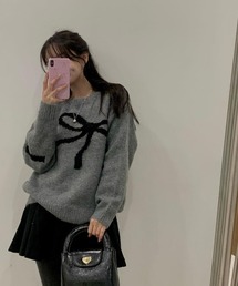 sorule（ソルレ）の「リボンモチーフニット（ニット/セーター）」