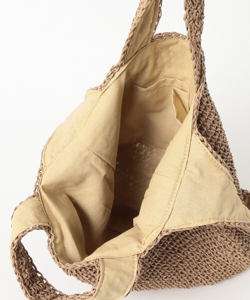 BEAMS BOY(ビームスボーイ)の「ペーパー ショルダーバッグ 25SS(ショルダーバッグ・レディース・ブラック/ベージュ・ONE SIZE)」の10枚目の写真