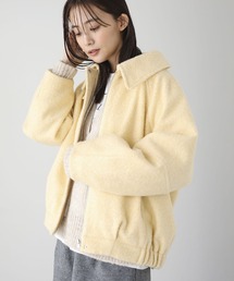 2WAYカラーコクーンブルゾン