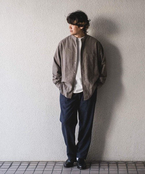 URBAN RESEARCH DOORS（アーバンリサーチドアーズ）の「ウールブレンドヘリンボーンタックパンツ（その他パンツ・メンズ・ブルー系その他/ブラウン系その他/グレー系その他・MEDIUM/LARGE）」の13枚目の写真