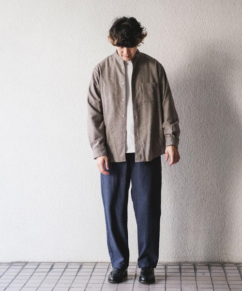 URBAN RESEARCH DOORS（アーバンリサーチドアーズ）の「ウールブレンドヘリンボーンタックパンツ（その他パンツ・メンズ・ブルー系その他/ブラウン系その他/グレー系その他・MEDIUM/LARGE）」の14枚目の写真