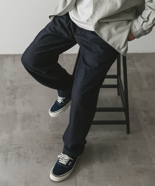 URBAN RESEARCH DOORS（アーバンリサーチドアーズ）の「ウールブレンドヘリンボーンタックパンツ（その他パンツ・メンズ・ブルー系その他/ブラウン系その他/グレー系その他・MEDIUM/LARGE）」の16枚目の写真
