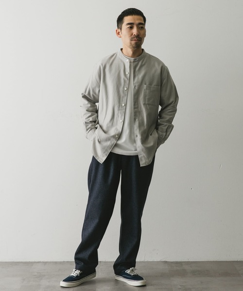 URBAN RESEARCH DOORS（アーバンリサーチドアーズ）の「ウールブレンドヘリンボーンタックパンツ（その他パンツ・メンズ・ブルー系その他/ブラウン系その他/グレー系その他・MEDIUM/LARGE）」の18枚目の写真