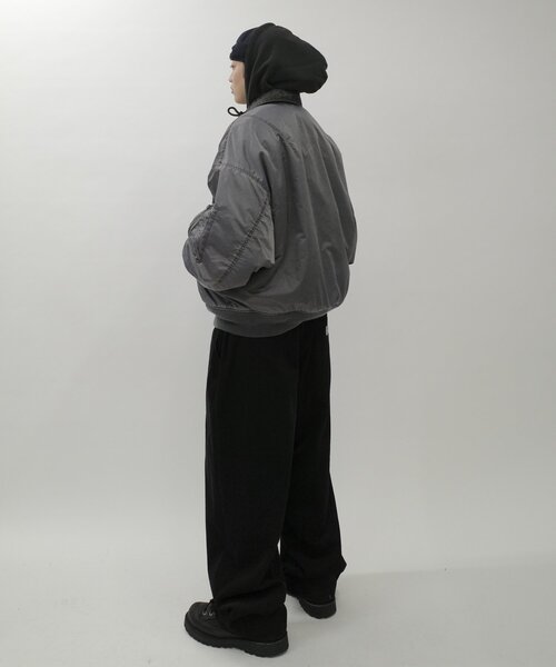 Sourcream（サワークリーム）の「【Sourcream/サワークリーム】 CWUフライトジャケット（ブルゾン・メンズ・チャコールグレー/ブラック/カーキ・FREE）」の8枚目の写真