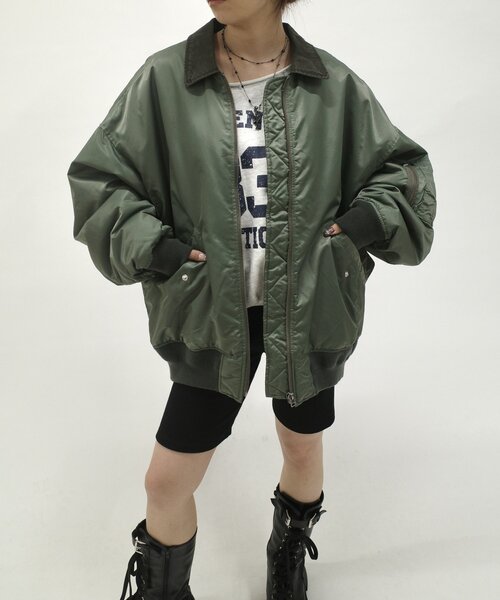 Sourcream（サワークリーム）の「【Sourcream/サワークリーム】 CWUフライトジャケット（ブルゾン・メンズ・チャコールグレー/ブラック/カーキ・FREE）」の13枚目の写真