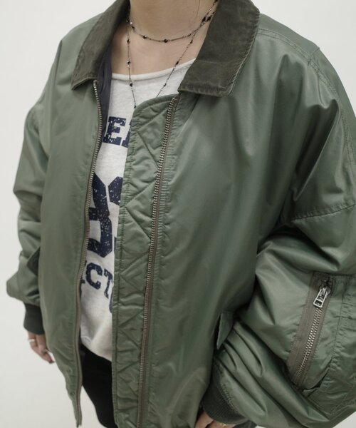 Sourcream（サワークリーム）の「【Sourcream/サワークリーム】 CWUフライトジャケット（ブルゾン・メンズ・チャコールグレー/ブラック/カーキ・FREE）」の14枚目の写真