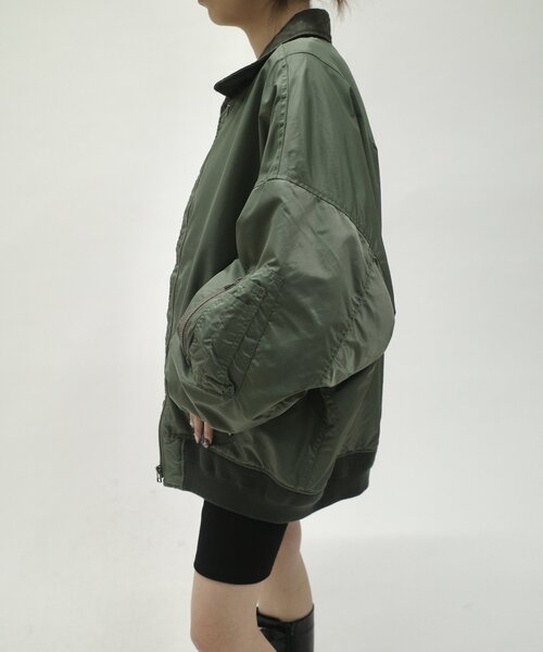 Sourcream（サワークリーム）の「【Sourcream/サワークリーム】 CWUフライトジャケット（ブルゾン・メンズ・チャコールグレー/ブラック/カーキ・FREE）」の15枚目の写真