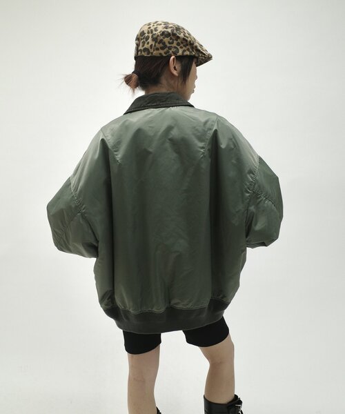 Sourcream（サワークリーム）の「【Sourcream/サワークリーム】 CWUフライトジャケット（ブルゾン・メンズ・チャコールグレー/ブラック/カーキ・FREE）」の16枚目の写真