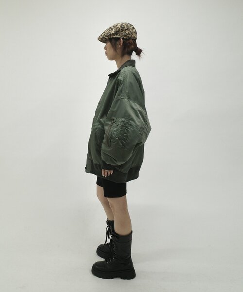 Sourcream（サワークリーム）の「【Sourcream/サワークリーム】 CWUフライトジャケット（ブルゾン・メンズ・チャコールグレー/ブラック/カーキ・FREE）」の18枚目の写真