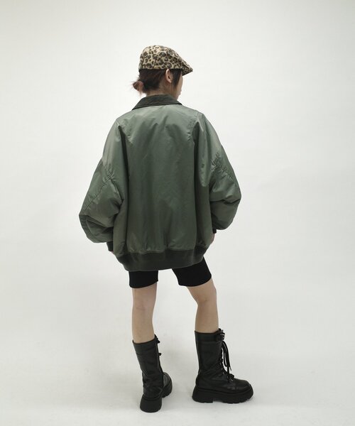 Sourcream（サワークリーム）の「【Sourcream/サワークリーム】 CWUフライトジャケット（ブルゾン・メンズ・チャコールグレー/ブラック/カーキ・FREE）」の19枚目の写真
